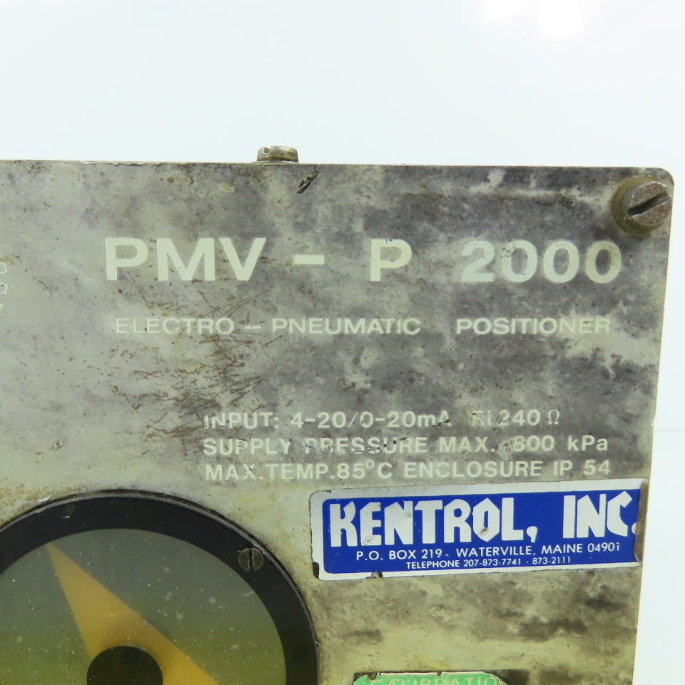 ESPE PMV-P 2000 800kPa Electro-Pneumatic Valve Positioner Indicator 4-20mA