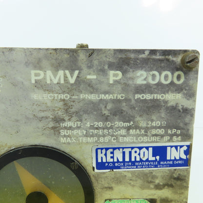 ESPE PMV-P 2000 800kPa Electro-Pneumatic Valve Positioner Indicator 4-20mA