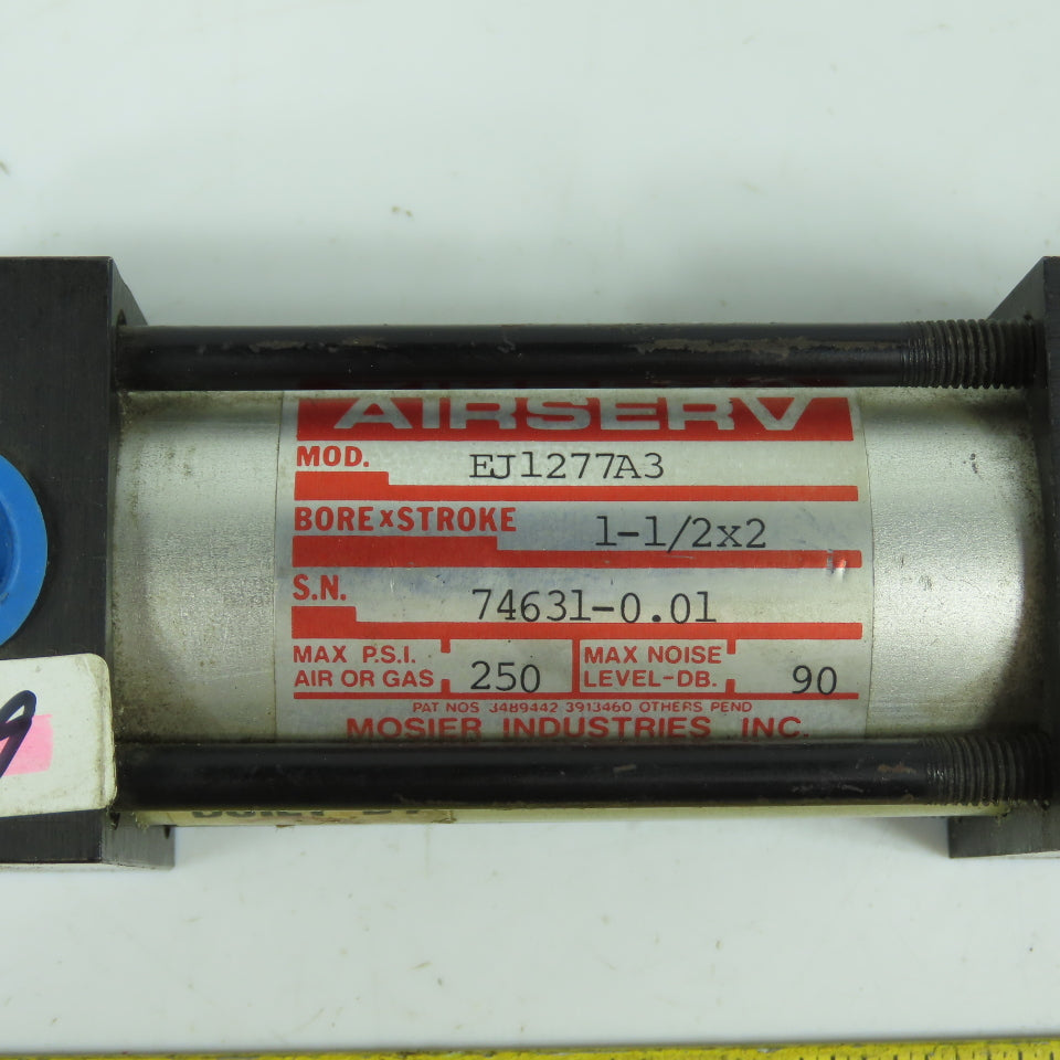 Airserv EJ1277A3 Double Acting Air Cylinder 1-1/2" Bore 2" Stroke 250PSI