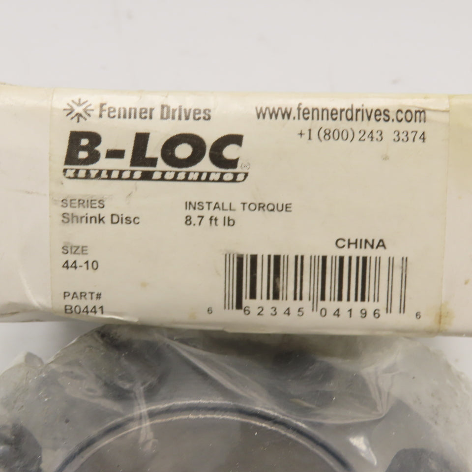 Fenner Drives B0441 B-Loc Size 44-10 Shrink Disc