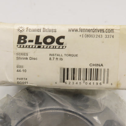 Fenner Drives B0441 B-Loc Size 44-10 Shrink Disc