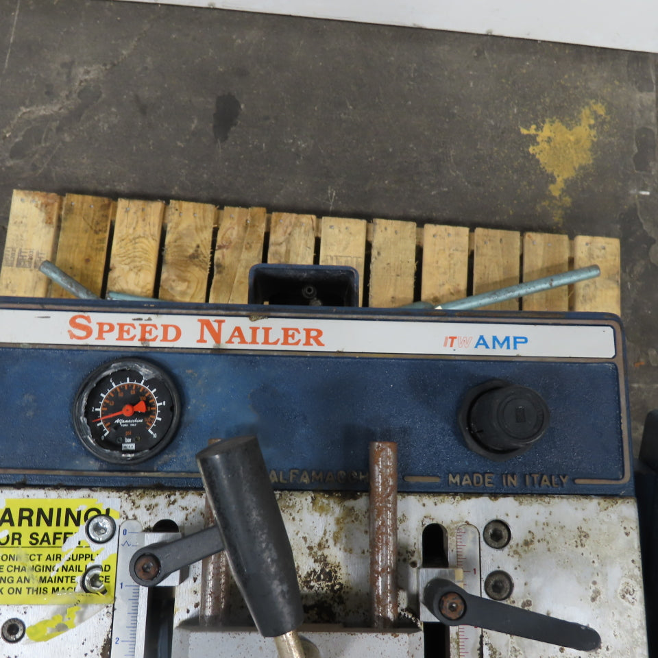 ITW Amp Speed Nailer V Frame Jointer Machine 115V Single Phase 1Ph