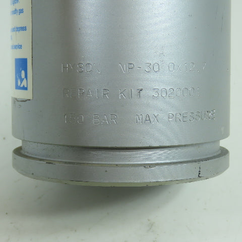 Hyson NP-3000 X 12.7 Nitrogen Gas Spring 150 Bar 0.5" Stroke