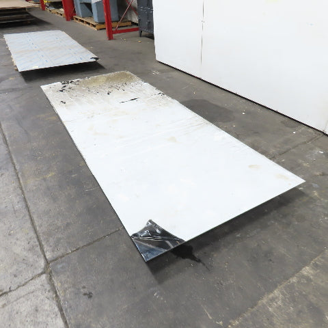 120" x 48" 304 Stainless Steel Sheet 11 Guage 0.125" Mirror Finish