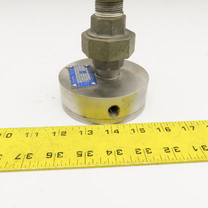 Flowdata EC02-19-2 Flow Meter 3GPM 125°F Stainless Steel 1/4" NPT