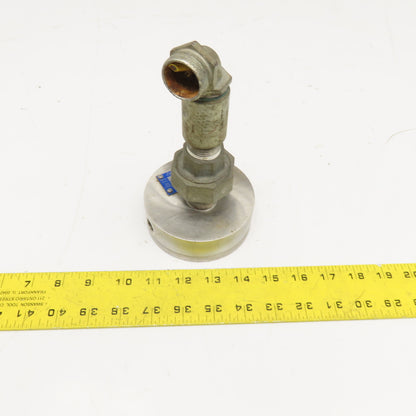 Flowdata EC02-19-2 Flow Meter 3GPM 125°F Stainless Steel 1/4" NPT
