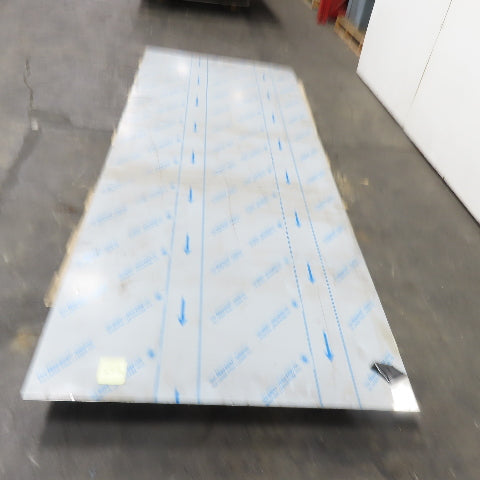120" x 48" 304 Stainless Steel Sheet 14 Guage 0.078" Mirror Finish