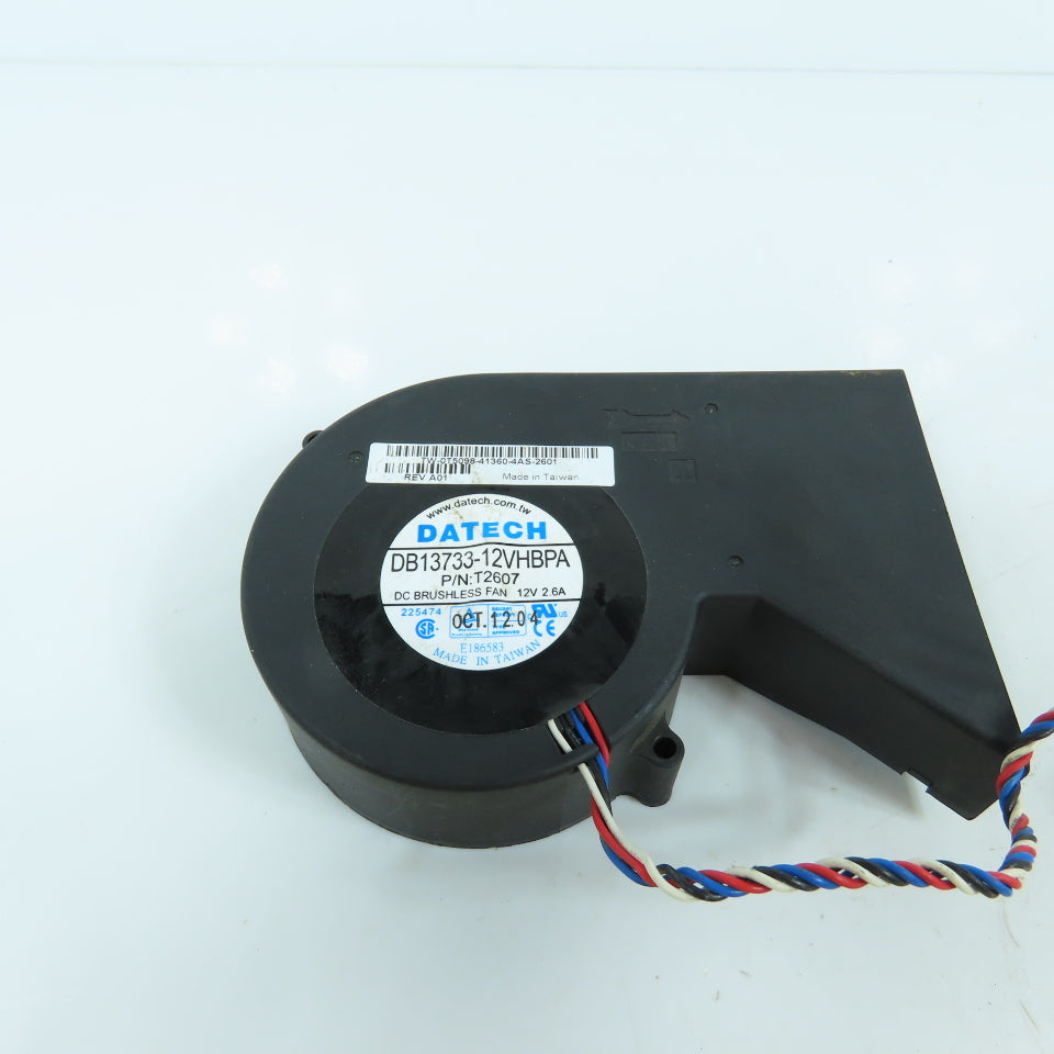 Datech DB13733-12VHBPA 12V DC 4-Wire Brushless Blower Server Fan Lot Of 2