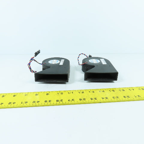 Datech DB13733-12VHBPA 12V DC 4-Wire Brushless Blower Server Fan Lot Of 2