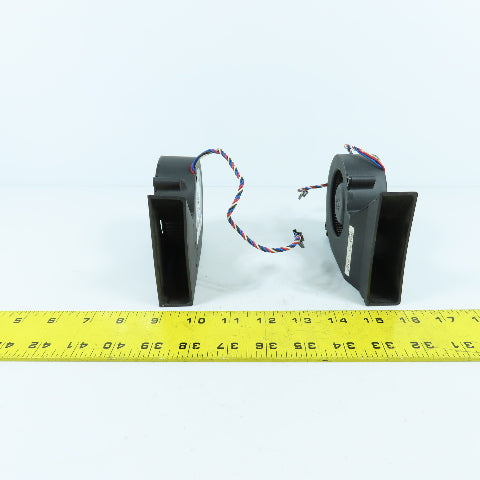 Datech DB13733-12VHBPA 12V DC 4-Wire Brushless Blower Server Fan Lot Of 2