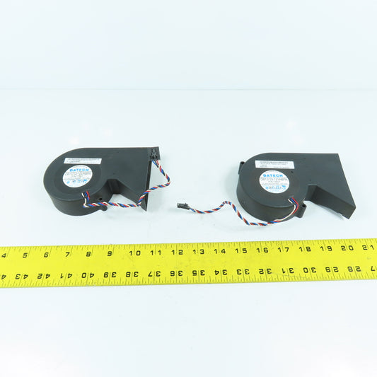 Datech DB13733-12VHBPA 12V DC 4-Wire Brushless Blower Server Fan Lot Of 2