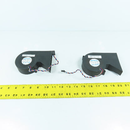 Datech DB13733-12VHBPA 12V DC 4-Wire Brushless Blower Server Fan Lot Of 2