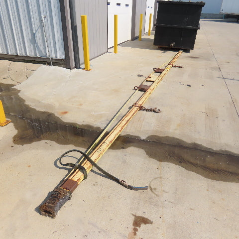 24' Long 2-Point Steel Lifting Material Handling Beam 1000LB Capacity