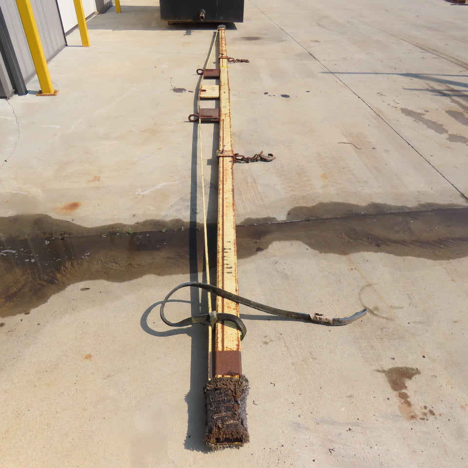 24' Long 2-Point Steel Lifting Material Handling Beam 1000LB Capacity