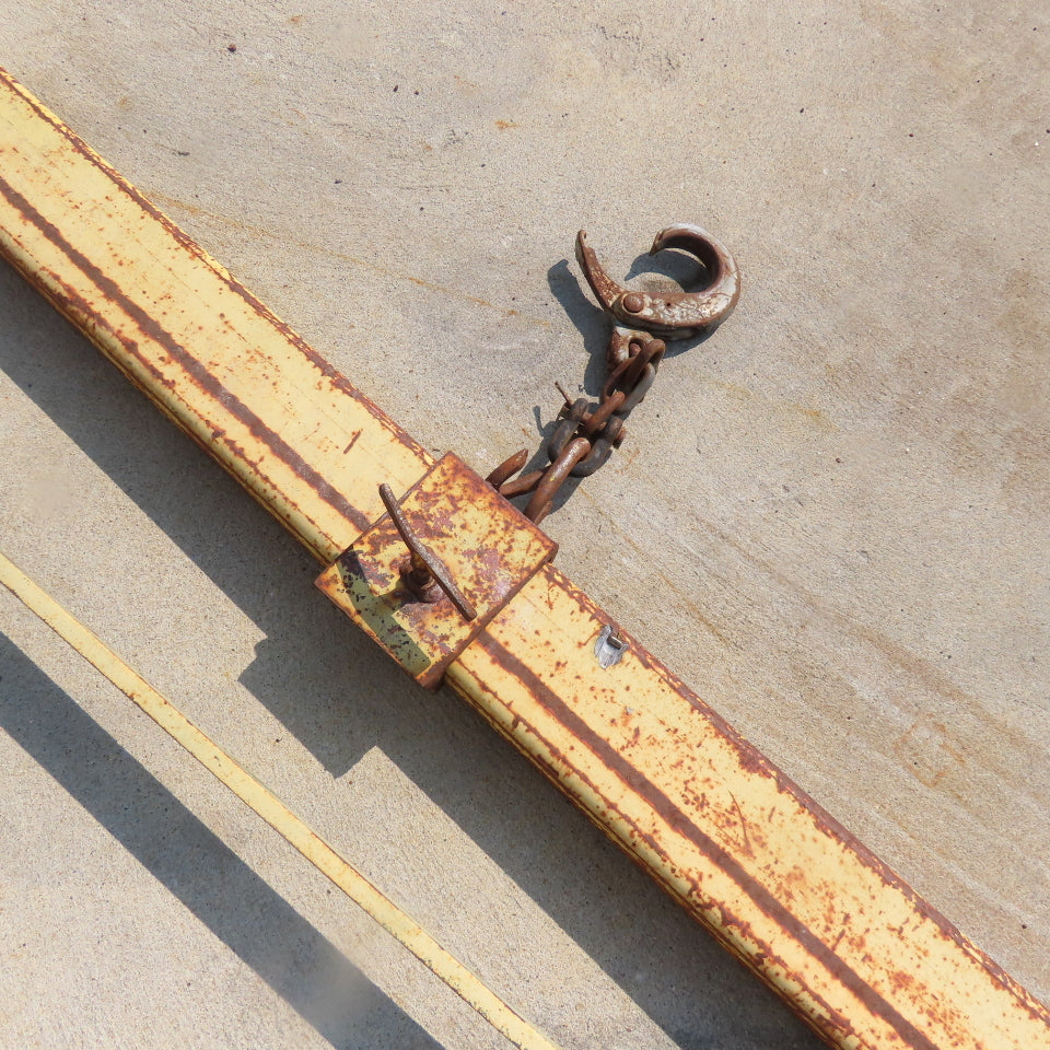 24' Long 2-Point Steel Lifting Material Handling Beam 1000LB Capacity