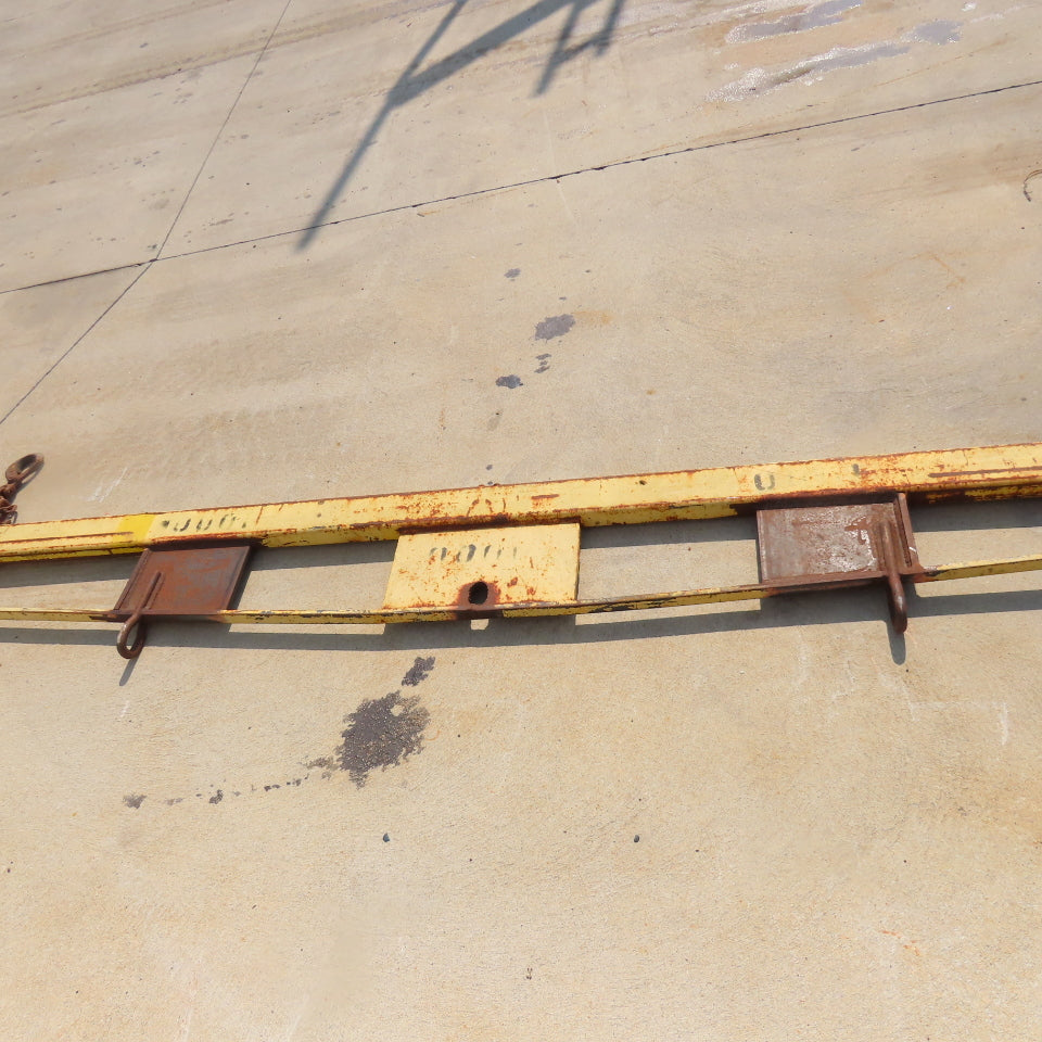 24' Long 2-Point Steel Lifting Material Handling Beam 1000LB Capacity