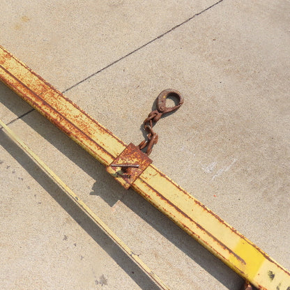 24' Long 2-Point Steel Lifting Material Handling Beam 1000LB Capacity