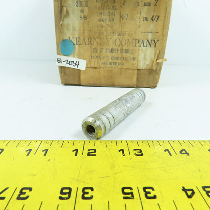 Kearney 30009 5/8 Or B6 Die Triplex Neutral Splicing Sleeves 4-7 STR Lot Of 90
