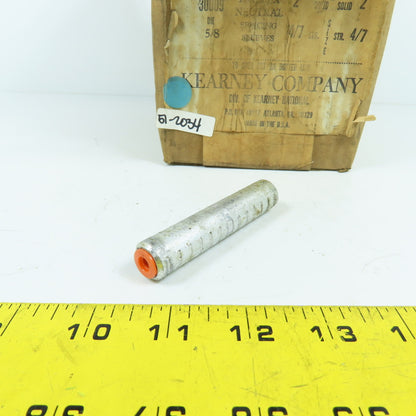 Kearney 30009 5/8 Or B6 Die Triplex Neutral Splicing Sleeves 4-7 STR Lot Of 90