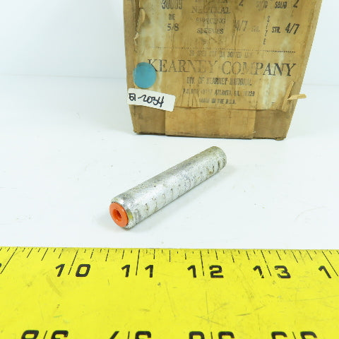 Kearney 30009 5/8 Or B6 Die Triplex Neutral Splicing Sleeves 4-7 STR Lot Of 90