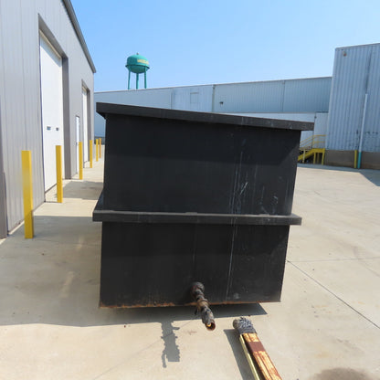 1800 Gallon Open Top Steel Waste Oil Recovery Storage Tank 120" x 60" x 60" Tank