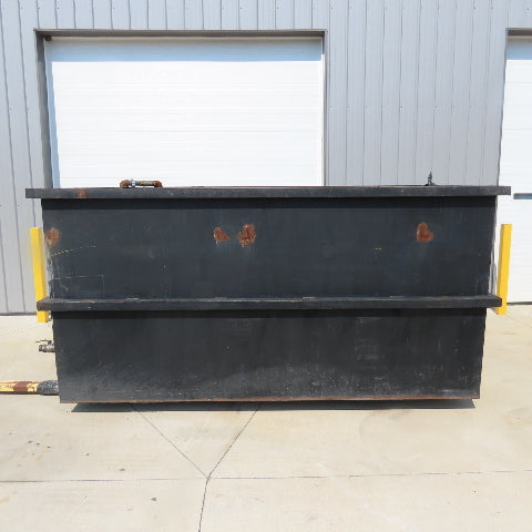 1800 Gallon Open Top Steel Waste Oil Recovery Storage Tank 120" x 60" x 60" Tank