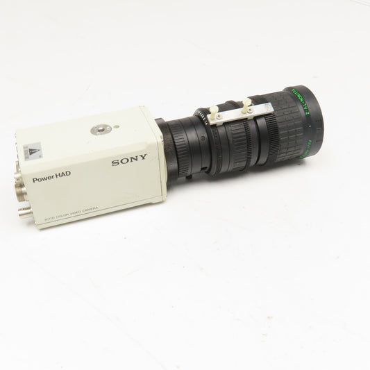 Sony DXC-950P 3CCD 12V Color Video Camera W/ Fujinon TV-Z Zoom Lens
