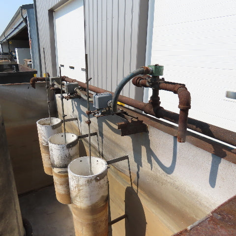 1000 Gallon Open Top Steel Waste Oil Recovery Storage Tank 96" x 48" x 96"H Tank