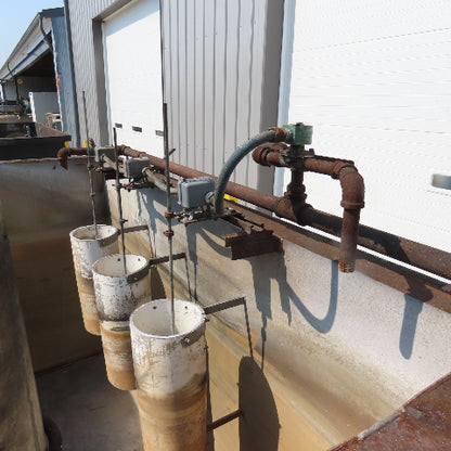 1000 Gallon Open Top Steel Waste Oil Recovery Storage Tank 96" x 48" x 96"H Tank