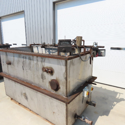 1000 Gallon Open Top Steel Waste Oil Recovery Storage Tank 96" x 48" x 96"H Tank