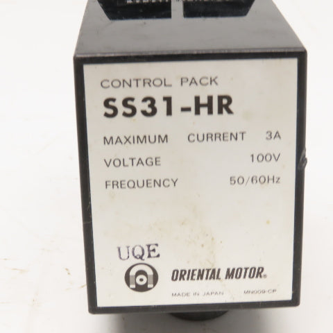 Oriental Motors SS31-HR 100V 50/60Hz 3A Motor Control Pack Governor
