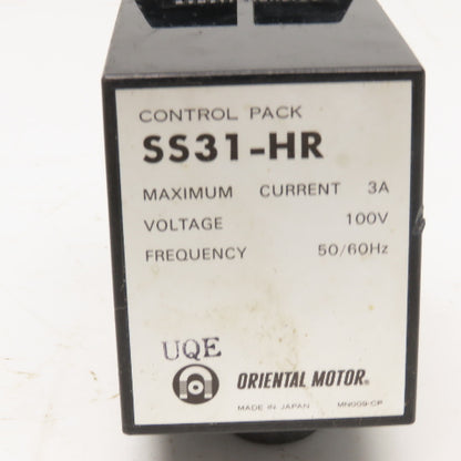 Oriental Motors SS31-HR 100V 50/60Hz 3A Motor Control Pack Governor