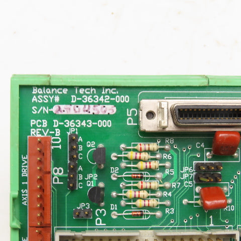 Balance Tech Inc. D-36342-000 PCB Circuit Board