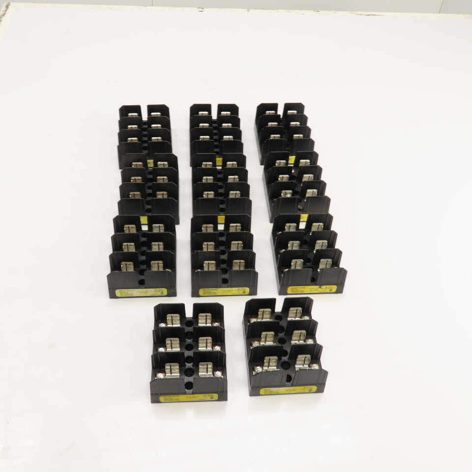 Buss J60030-3COR 3-Pole 30A 600V Fuse Holder For Class "J" Fuses Lot Of 11