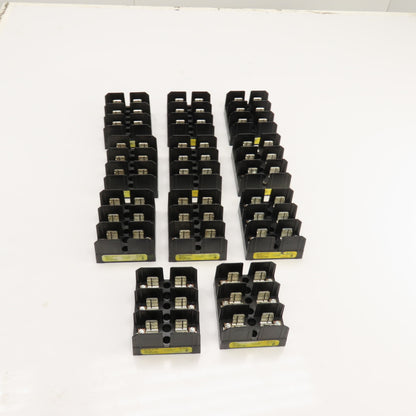 Buss J60030-3COR 3-Pole 30A 600V Fuse Holder For Class "J" Fuses Lot Of 11