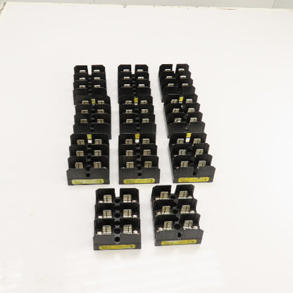 Buss J60030-3COR 3-Pole 30A 600V Fuse Holder For Class "J" Fuses Lot Of 11
