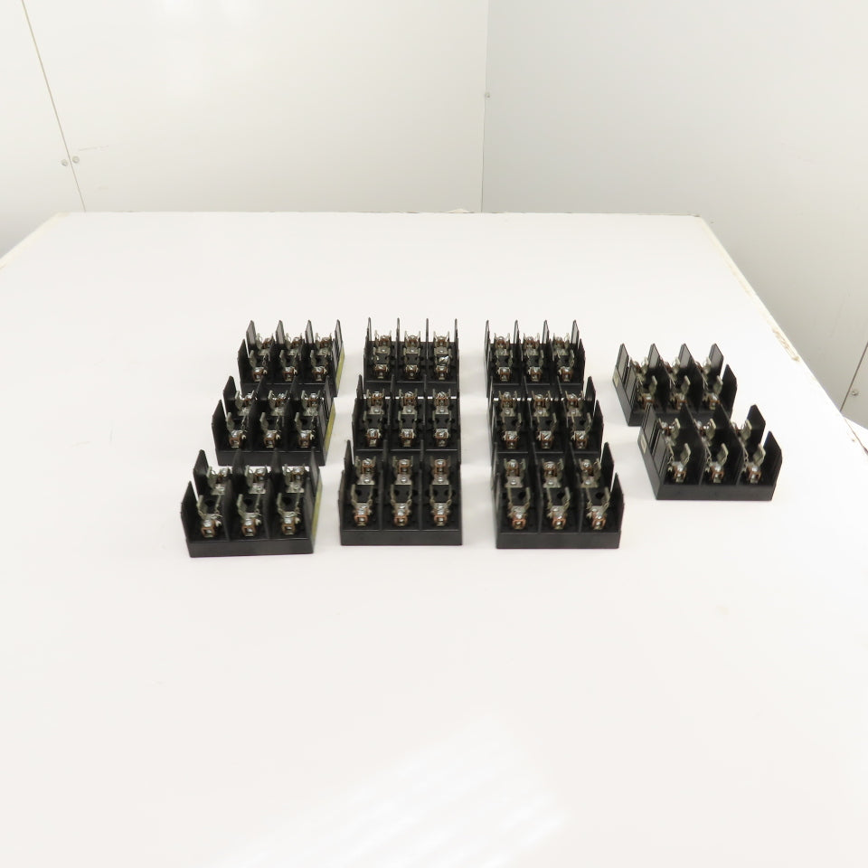 Buss J60030-3COR 3-Pole 30A 600V Fuse Holder For Class "J" Fuses Lot Of 11