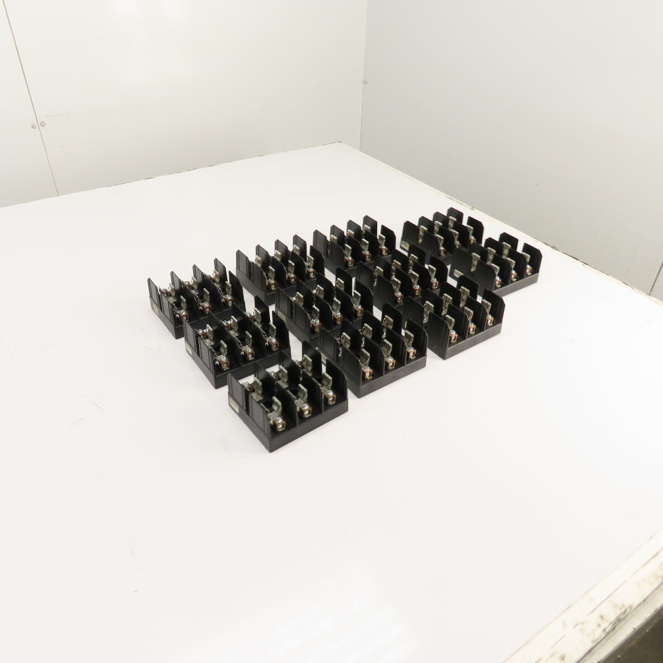 Buss J60030-3COR 3-Pole 30A 600V Fuse Holder For Class "J" Fuses Lot Of 11
