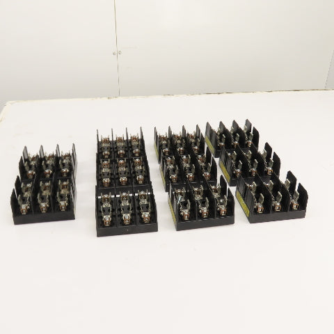Buss J60030-3COR 3-Pole 30A 600V Fuse Holder For Class "J" Fuses Lot Of 11