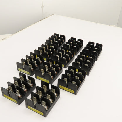 Buss J60030-3COR 3-Pole 30A 600V Fuse Holder For Class "J" Fuses Lot Of 11