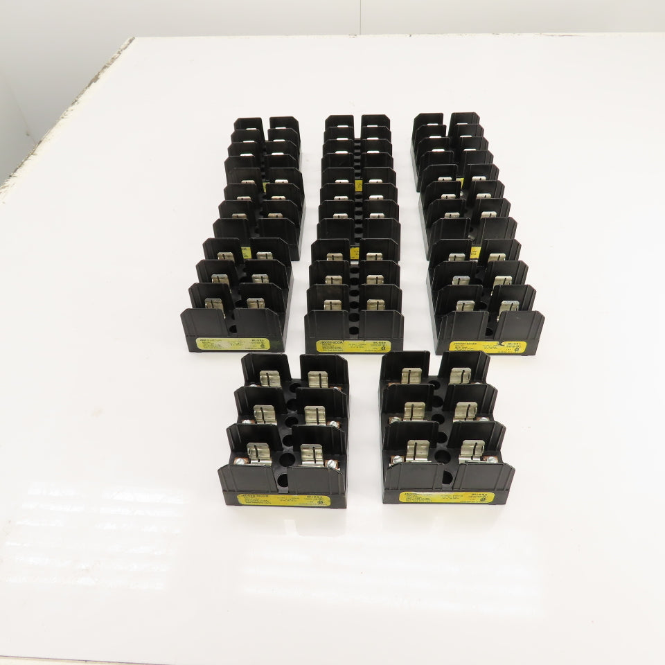 Buss J60030-3COR 3-Pole 30A 600V Fuse Holder For Class "J" Fuses Lot Of 11