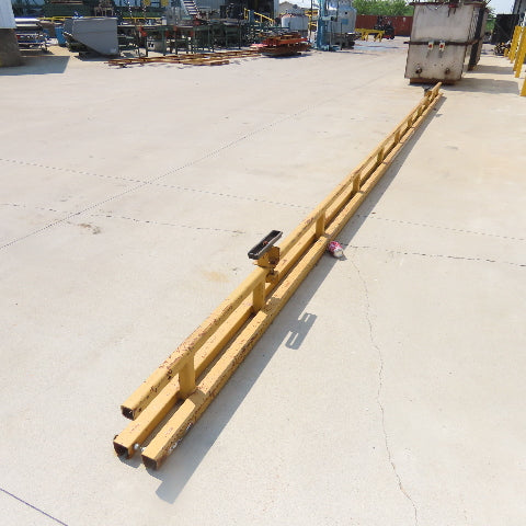 30' Long Ceiling Mount Monorail Fall Protection System 1-Person 900LB Cap.