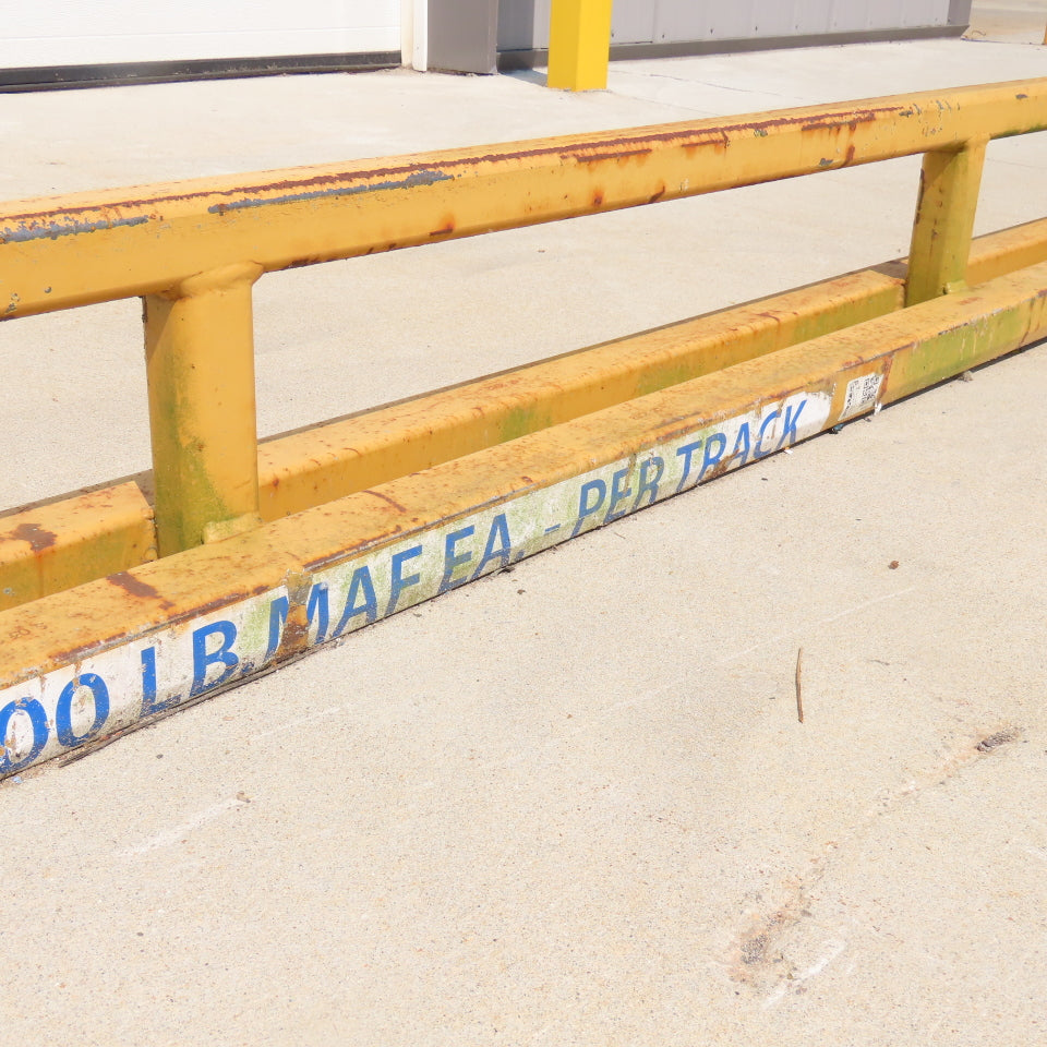 30' Long Ceiling Mount Monorail Fall Protection System 1-Person 900LB Cap.