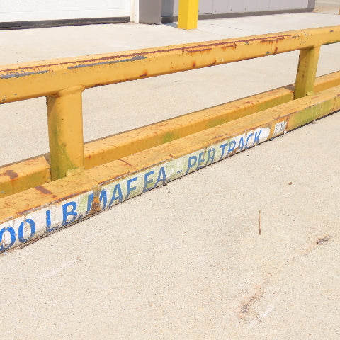 30' Long Ceiling Mount Monorail Fall Protection System 1-Person 900LB Cap.