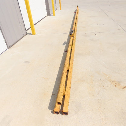 30' Long Ceiling Mount Monorail Fall Protection System 1-Person 900LB Cap.