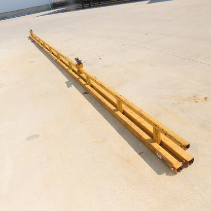 30' Long Ceiling Mount Monorail Fall Protection System 1-Person 900LB Cap.