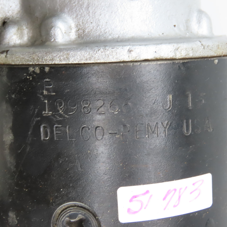 Delco-Remy 1998266 10MT100 12V Starter Short Sol