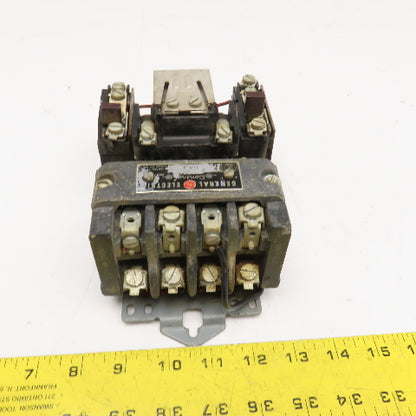 General Electric 101JL CR7006C Size 1 Contactor 600V 7.5Hp Max 110V Coil