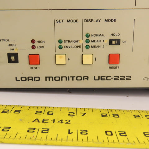 Sonics Cho-onpa UEC-222 Digital Load Monitor AC200V (Powers Up)