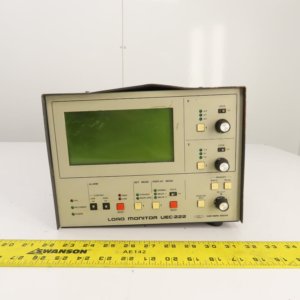 Sonics Cho-onpa UEC-222 Digital Load Monitor AC200V (Powers Up)